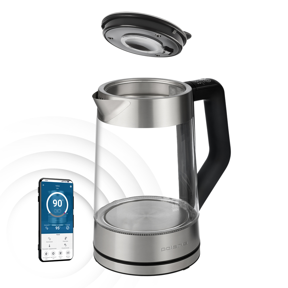 Чайник | Polaris PWK 1725CGLD Wi-Fi IQ Home (Серый)