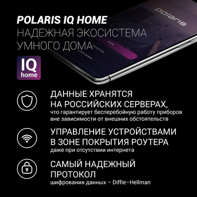 Чайник | Polaris PWK 1720CGLD Wi-Fi IQ Home (Серый)